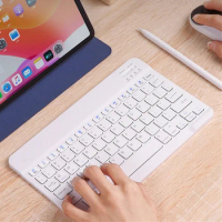 Bluetooth-compatible Keyboard For Android IOS Windows Slim Mini Wireless Keyboard For PC iPad Tablet Phone Keyboard