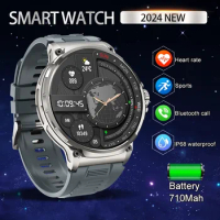 New For Huawei ios 1.85 Inch HD Screen Smart Watch Men 710mAh Battery Bluetooth Call Water Proof Fitness Watch Smart Watch 2024