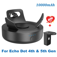 PlusAcc Battery Base for Echo Dot 4th 5th Gen Alexa Speaker 10000mAh Portable  for Echo Dot 5 Mount 