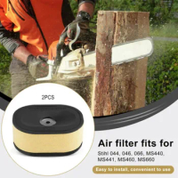 2× Air Filter Compatible For Stihl MS 440 441 460 640 660 880 MS440 MS441 MS460 MS640 MS660 MS880 044 046 064 066 088, 0000 120