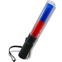 【Q&amp;T】充電式手電筒紅藍光交通指揮棒(SY-T8033)