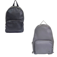 【Calvin Klein 凱文克萊】經典皮革時尚後背包2色可選(七夕情人節)