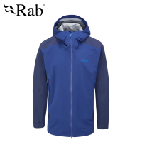 RAB Kinetic Alpine 2.0 Jacket 高透氣彈性防水連帽外套 男款 夜落藍 #QWG69