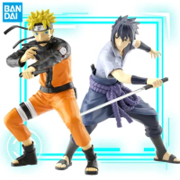 In Stock Bandai Original Entry Grade Naruto Shippuuden Uzumaki Naruto Uchiha Sasuke Anime Figure Model Action Toys Best Gift