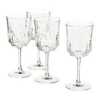 SÄLLSKAPLIG 酒杯, 玻璃杯, 透明玻璃/具圖案
