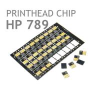 [1x HP789 CHIP] LC/C LM&amp;M Y&amp;B CHIP Available For HP Printhead Designjet L25500 Scitex-LX600A Scitex-LX800A