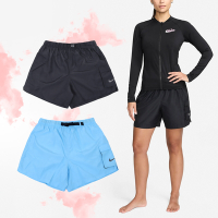 Nike 短褲 Voyage Cover-Up 女款 Swim 泳裝 泳褲 可條腰帶 拉鍊口袋 游泳 單一價 NESSE321-001