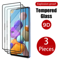 3PCS Protective Glass On Samsung Galaxy A01 A12 A21S A31 A51 A71 4G Screen protector Glass For Samsung A32 A52 A72 5G Film