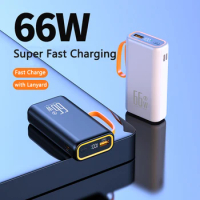 66W Super Fast Charging 10000mAh Power Bank for Huawei P40 Mini Powerbank Portable External Battery Charger For iPhone 14 Xiaomi
