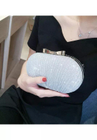 Vedlyn ByVedlyn Agatha Tas Pesta Wanita Clutch Fashion Terbaru - Silver