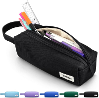 Small Pencil Case Pouch for Girls and Boys Kids Large Capacity Canvas Pen Bag School Supplies Portab