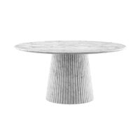 Tableware White Luxury Marble Dining-Table