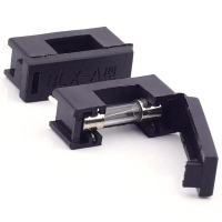 (5pcs) BLX-A BLX A BLXA Fuse Holder 5x20 mm Glass Fuse Socket PCB Mount Fuse holder With Cover BLX-A