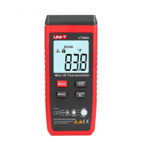 UNI-T UT306A Mini LCD Industrial Infrared Thermometer -35 ~ 300C -31 ~ 572F Red Infrared Temperature Meter C / F Pyrometer
