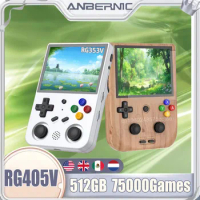 ANBERNIC RG405V RG353V Android 12 IPS Touch Screen Children's Gifts Handheld Video Game Retro Portable Game Player 5500 MAh