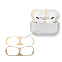 AirPods Pro 金屬色防塵保護貼 耳機盒黑點防塵貼(2片入)