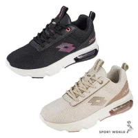Lotto 女鞋 慢跑鞋 ARIA' Lite 氣墊 黑/奶茶 LT3AWR9060/LT3AWR9061
