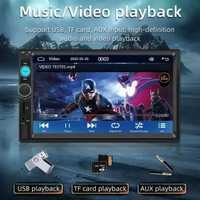 ESGO Head Unit Mobil 2DIN CarPlay Android Auto Wired 7 Inch Layar Sentuh – F7010C