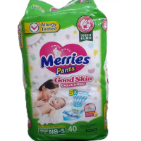 Popok Bayi MERRIES Pants NBS40/M32/L28/XL26/XXL28