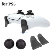 1set For Playstation5 PS5 controller L2 R2  Extended Trigger Button+cap replacement accessories