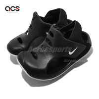 Nike 涼拖鞋 Sunray Protect 3 TD 童鞋 小童 幼兒 黑色 魔鬼氈 護趾 DH9465-001