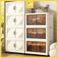 Tủ Nhựa Trong Suốt Gấp Gọn 40/50cm – Cửa Nam Châm Kín Bụi, Dễ Lắp