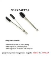 NIPPLE CLAM SEXY TOYS JEPIT PUTING SUSU PRIA WANITA PASANGAN NIPPLE PENJEPIT PUTING PRIA WANITA PRIV