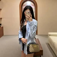 Tas GUCCI SUPREME EBONY GG MONOGRAM BEIGE SHOULDER BAG 100% ORIGINAL 23X7X16CM