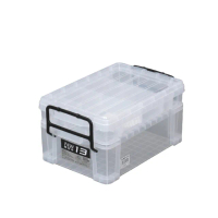 【JEJ ASTAGE】NW13 多格便攜整理箱/2層/透明(日本製造 收納工具箱)