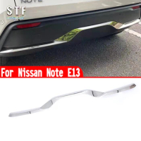 For Nissan Note E13 2020 2021 2022 Car Accessories Rear Bumper Strip Cover Trim Molding Decoration Stickers