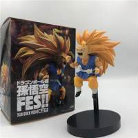 FigureCrazy Dragon Ball Z Figure Goku Super Saiyan 3 FES Kid Ver. PVC Action Figure DBZ Goku Vegeta Fighting Model Toy 20cm