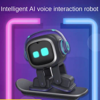 Desktop Companion EMO Robot Intelligent AI Emotional Communication Interactive Dialogue Recognition EMO PET/Battery Charger