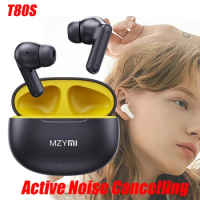MZYMI ANC TWS Bluetooth Earphones Noise Cancelling Sport Stereo Sound Headset Wireless Headphones Gaming Headset Earbuds