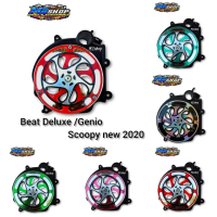 Tutup cover kipas mesin set spiner cakra sabit akrilik beat deluxe scoopy new genio beat street 2020
