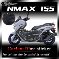 For YAMAHA NMAX155 NMAX 155 nmax155 2020 2021 2022 Carbon Fiber Motorcycle Decoration Sticker Scooter Protector Decal Accessorie