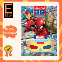 Marvel Spider-man, Avengers, Guardians of the Galaxy, and More! - 3D Look and Find Activity Book! - 