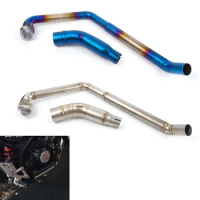 Motorcycle Exhaust Scooter Front Middle Tube Escape link Pipe For Honda CBR150 CBR150R CB150R CB 150 R CBR 150 Stainless Steel