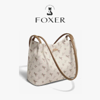 FOXER กระเป๋าสะพายข้างผู้หญิงความจุขนาดใหญ่มีสไตล์ทนทาน