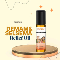 Curelix Demam & Selsema Relief Oil. 10ml Essential