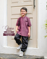 Koko Boy Gloriusby alwa moslem Polos Pria  Muslim Kain Kombinasi Motif Setelan Celana Anak Bordir Me