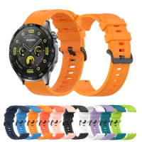 For Huawei Watch GT 4 46mm Strap Bracelet 20mm 22mm Silicone Band For Huawei GT 3/GT 2 42mm/GT3 SE/GT 2 Pro/Runner 2E/Watch 3 4