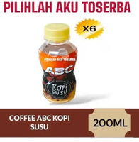 Kopi ABC ( Brazilian Coffee ) kopi Susu Kemasan Botol - ( HARGA 6 BOTOL )