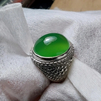 Batu akik ijo chalcedony