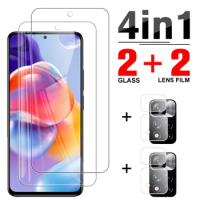 4in1 Tempered Glass Case For Xiaomi Redmi Note 11 Pro Plus 5G Camera Protector For Redmi Note 11Pro+ 11s 11 4G Protective Film