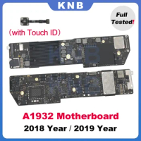 Original A1932 Motherboard 820-01521-A/02 for Apple Macbook Air 13" A1932 Logic Board with Touch ID Core i5 1.6GHz 8GB 128/256GB
