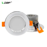 [DBF]Brightness LED Recessed Downlight Not Dimmable 5W 7W 10W 12W SMD 5730 LED Ceiling Bedroom Kitchen Indoor LED Spot Lighting