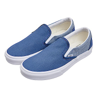 (男)VANS Classic Silp-On 拼接懶人鞋*藍色VN0A38F7VIO