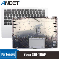 New Original For Lenovo Yoga 310-11 IAP Laptop White US Keyboard Bezel Top Cover NO Touch Pad Palmrest Upper Case 5CB0M36334