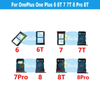 For OnePlus One Plus 6 6T 7 7T Pro SIM Card Slot Tray Holder Sim Adapter Socket For One Plus 8 8T 8Pro