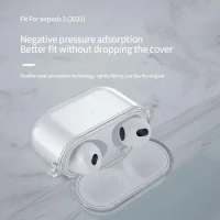 Soft PC/TPU Case For AirPods 3 Wireless Bluetooth-compatible Earphone Transparent Protective Case For Apple Airpods 3 Cover